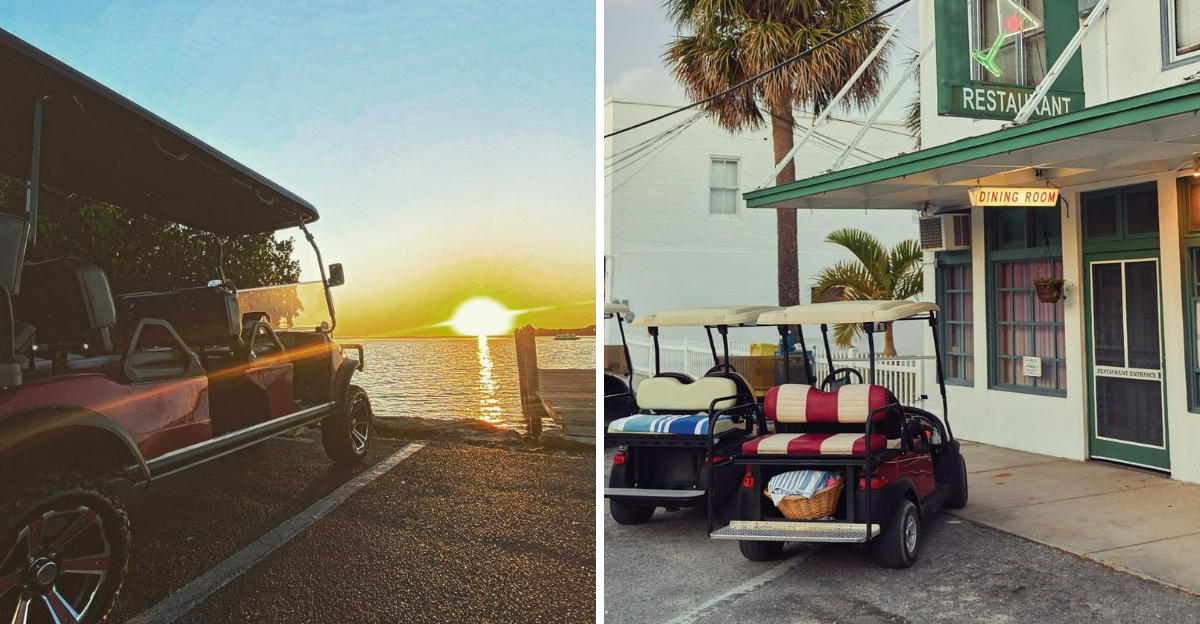 The Small Georgia Beach Town Where Golf Carts Rule The Roads - Decor Hint