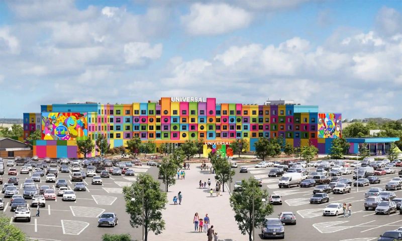 Big Progress For Universal Studios' First-Of-Its-Kind Texas Resort - Decor Hint What The Hotel Looks Like: Size, Rooms & Features