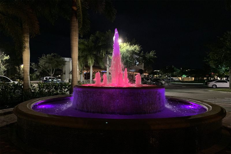14 Easy DIY Backyard Fountain Ideas In Florida - Decor Hint LED-Lit Fountain For Nighttime Glow