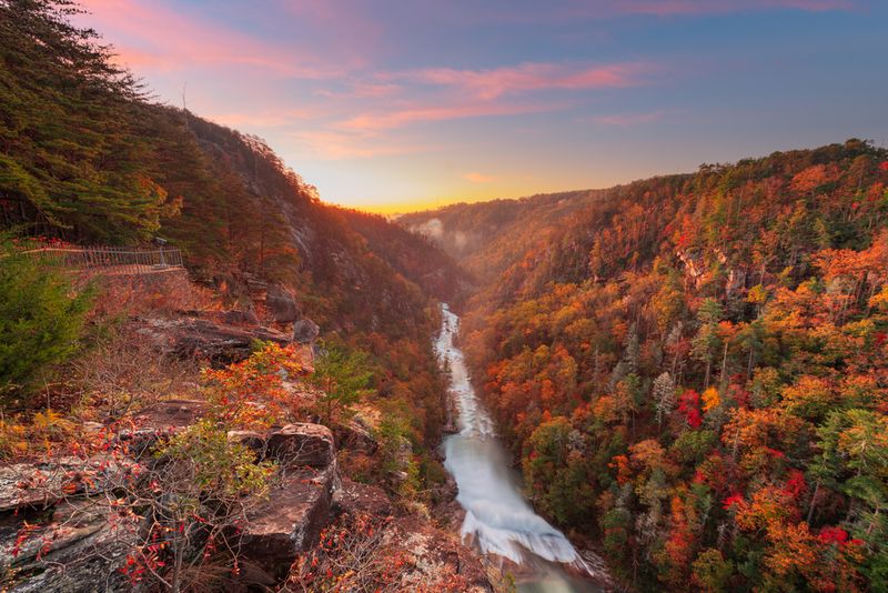 Georgia Spots Where You Might Just See Real Winter Snow - Decor Hint Tallulah Gorge