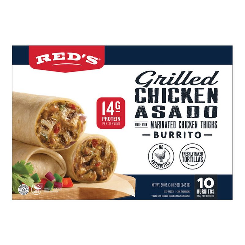 Red's All Natural Chicken Pot Pie Burrito