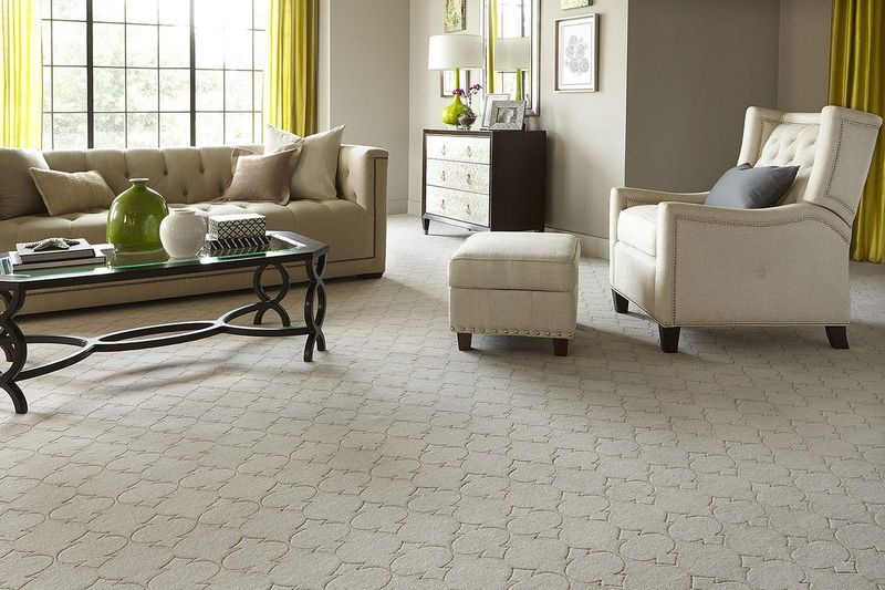 Wall-to-Wall Carpeting in Neutral Beige