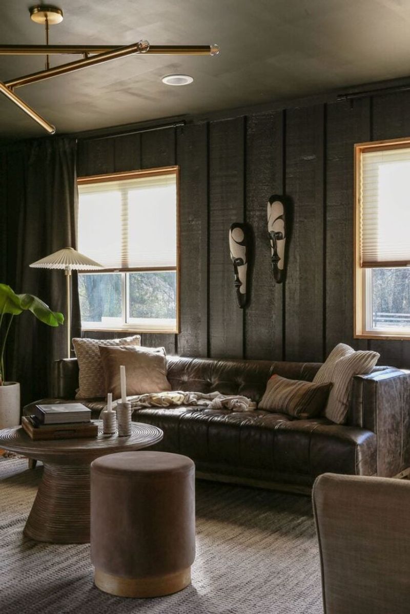 11 California Paint Colors That Date Living Rooms - Decor Hint Chocolate Brown
