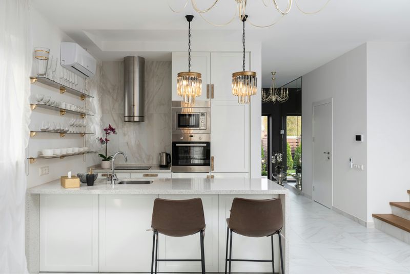 What Can Make A Kitchen Look Expensive - Decor Hint Minimal Open Shelving