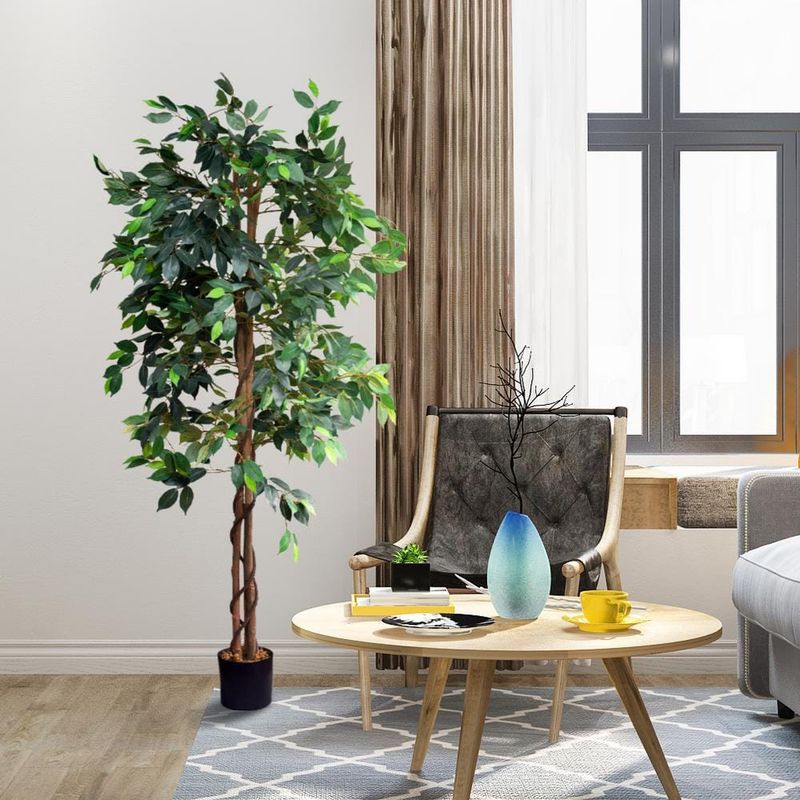 13 Living Room Decor Ideas That Are Disappearing Across Pennsylvania - Decor Hint Artificial Ficus Trees