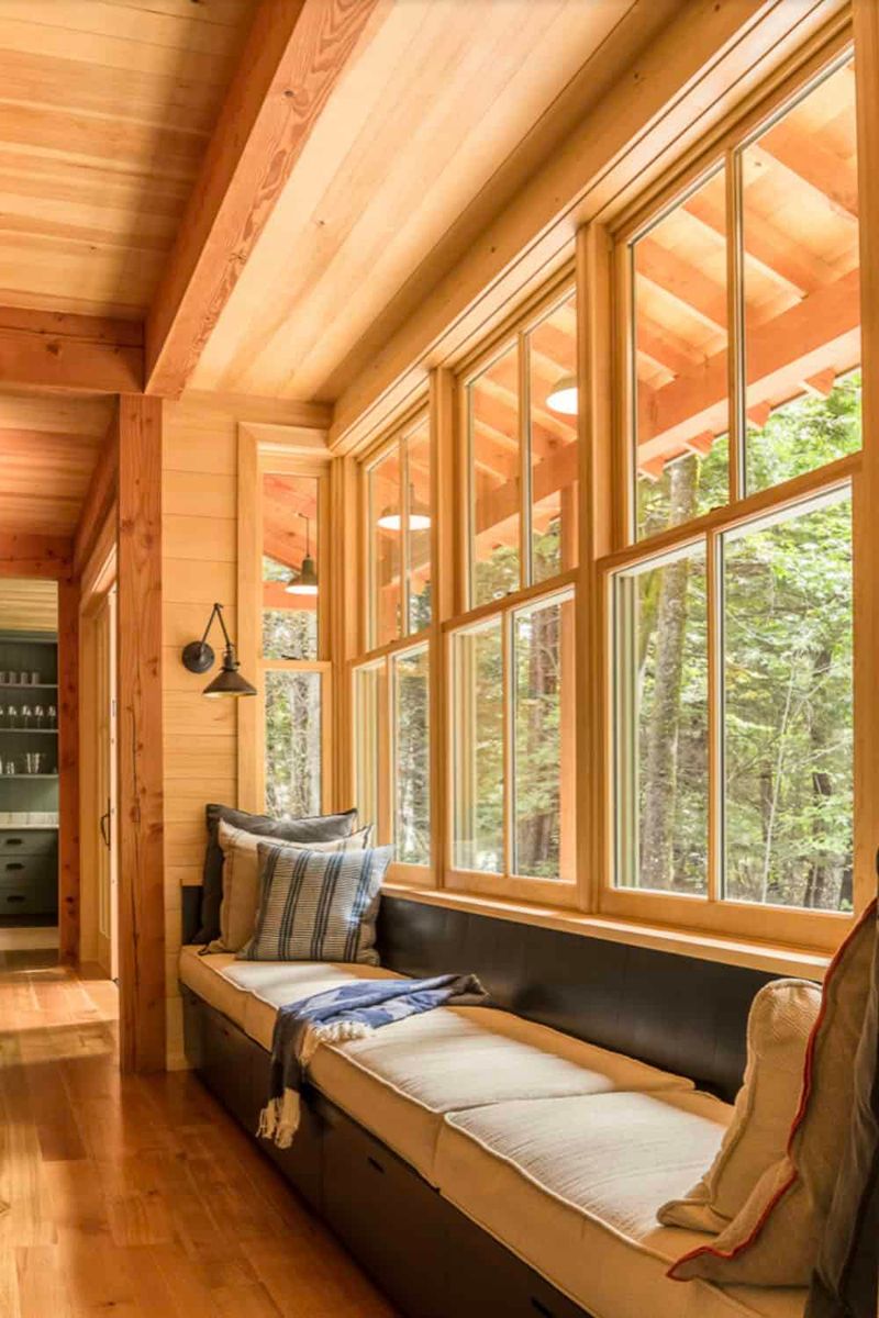 Cozy Window Seat with Storage Below