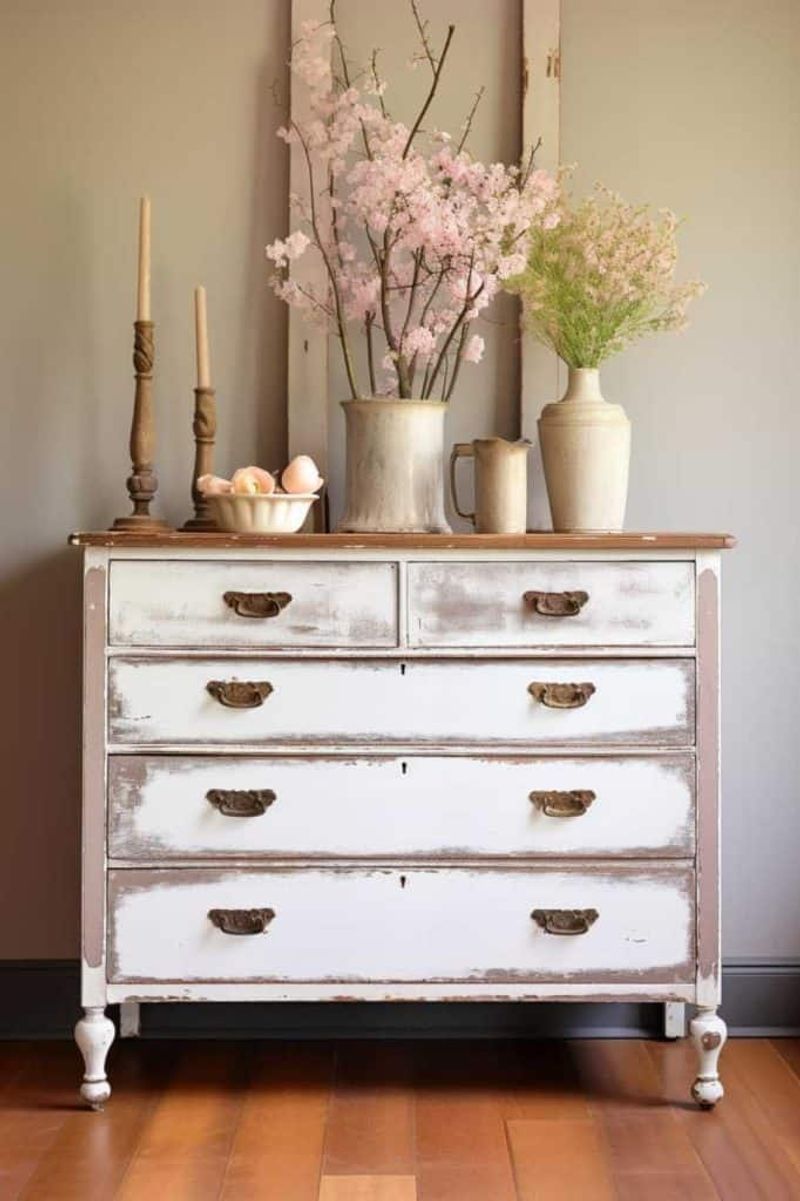 12 Once-Priceless California Collectibles Now Losing Their Shine, And 8 To Skip - Decor Hint Shabby Chic Distressed Dressers