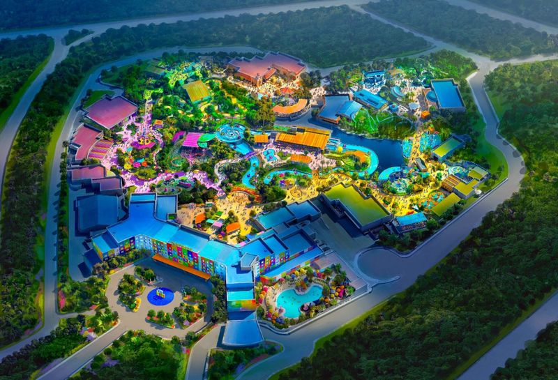 Big Progress For Universal Studios' First-Of-Its-Kind Texas Resort - Decor Hint What Makes This Resort Different