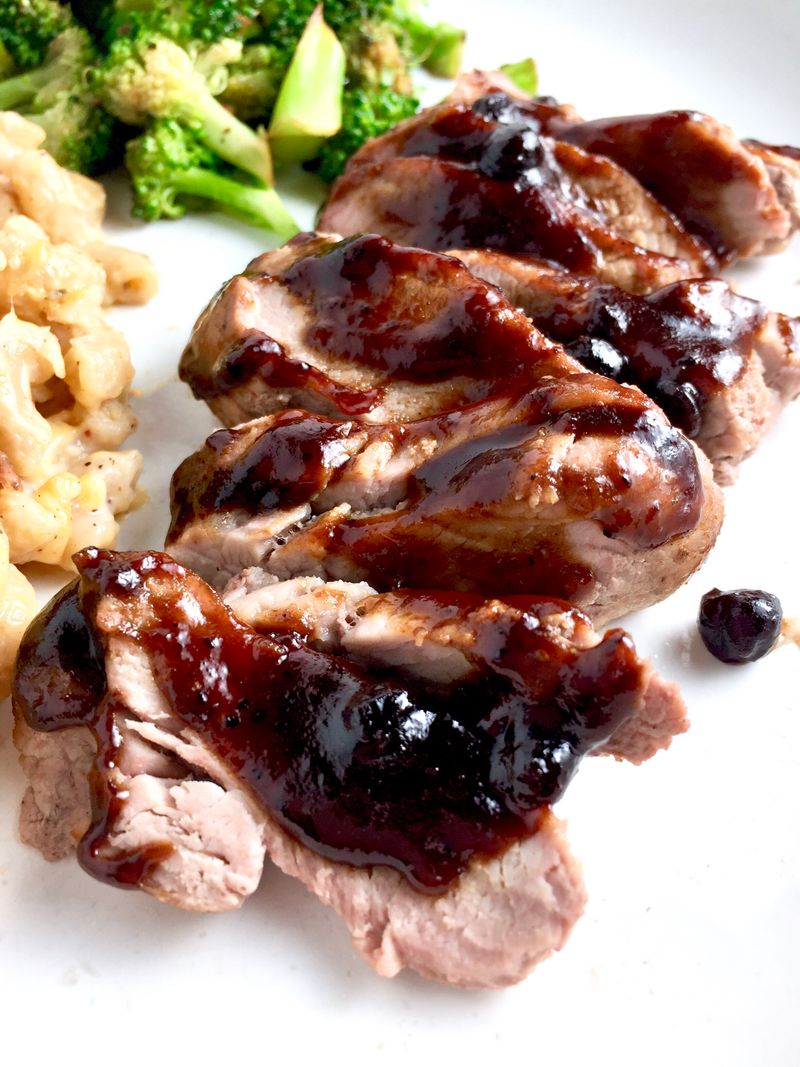 Huckleberry Balsamic Medallions