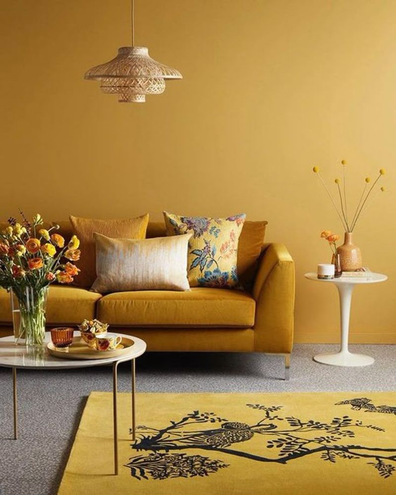 21 North Dakota Home Color Trends Instantly Refreshing Living Spaces - Decor Hint Muted Mustard Yellow