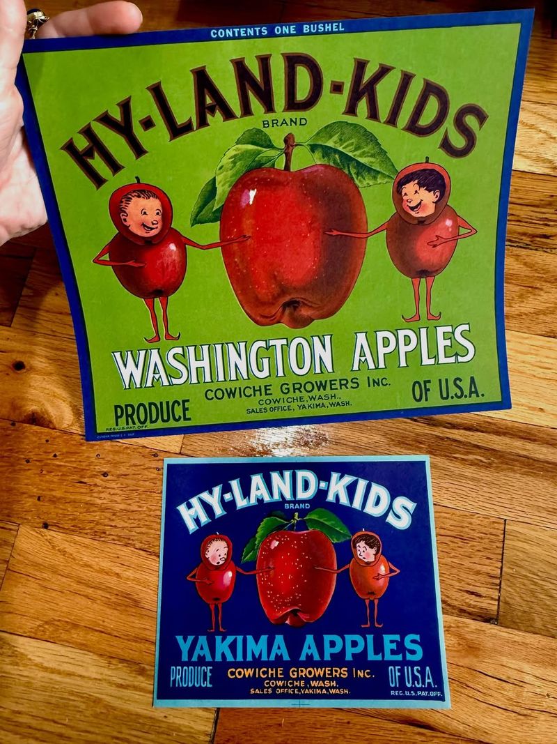 17 Washington Collectibles Increasing In Value And Are Harder To Find - Decor Hint Washington Wine And Apple Crate Labels