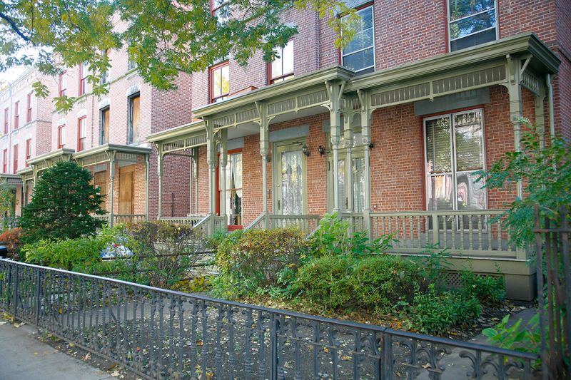 Historic Townhouses In Harlem