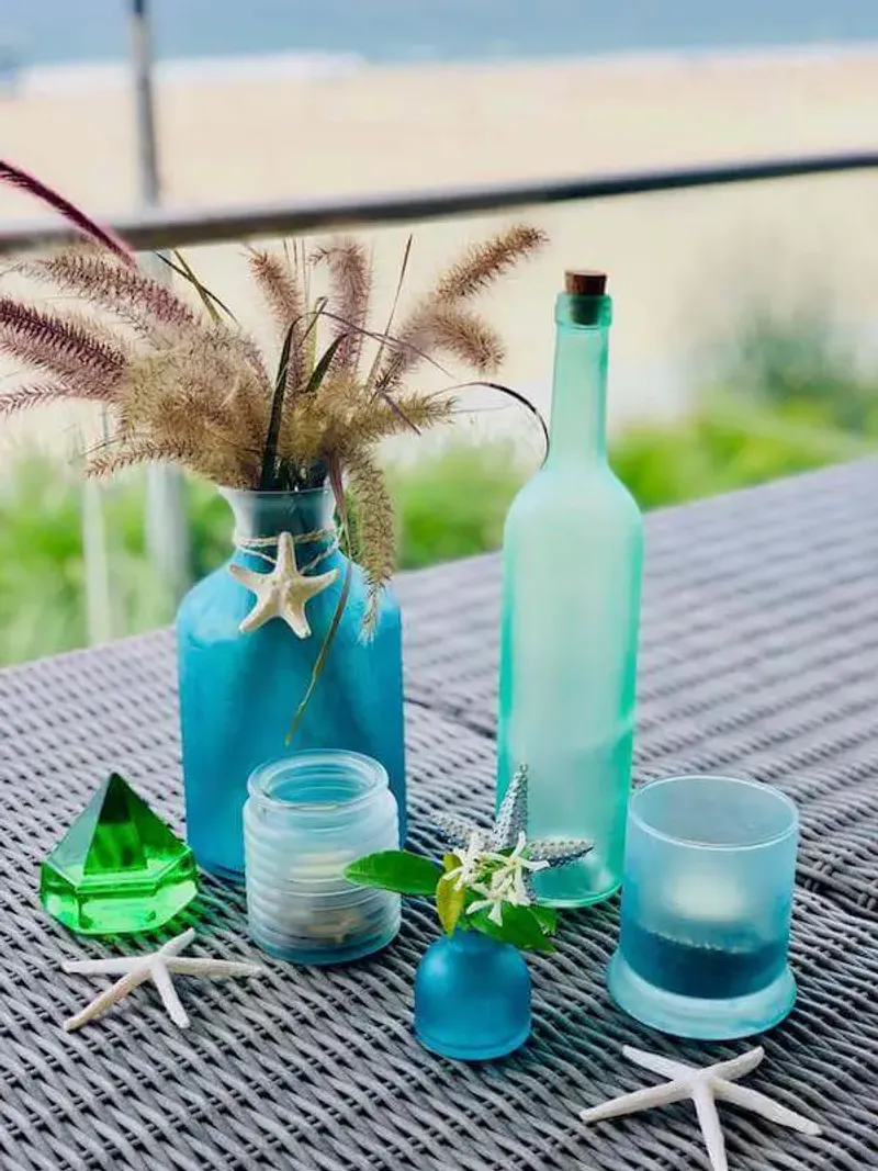 Sea Glass Vases