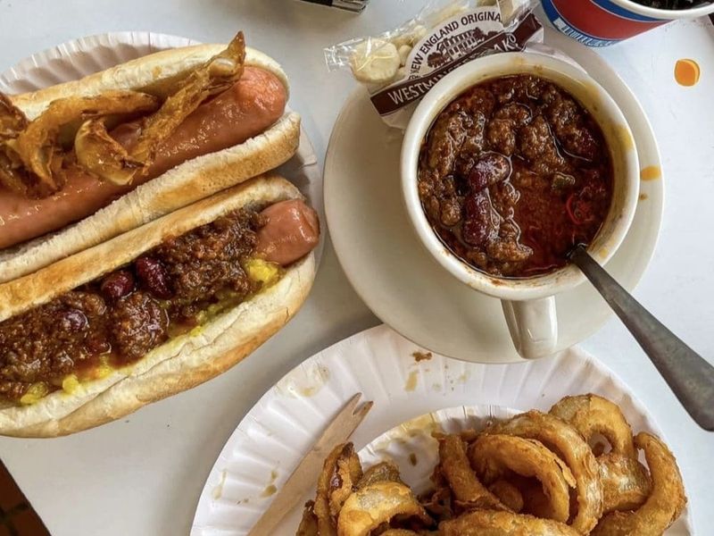 The New Jersey Hot Dog Spot Locals Say Defines The State - Decor Hint Beyond The Dog - The Menu Locals Love