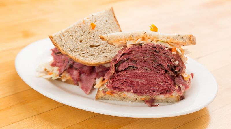 The Tiny New York Deli Serving A Pastrami On Rye Locals Call Legendary - Decor Hint Inside The Atmosphere