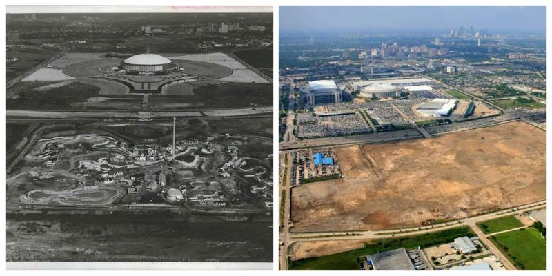 From Rides To Ruins: Texas Amusement Parks That Time Forgot - Decor Hint Six Flags AstroWorld, Houston