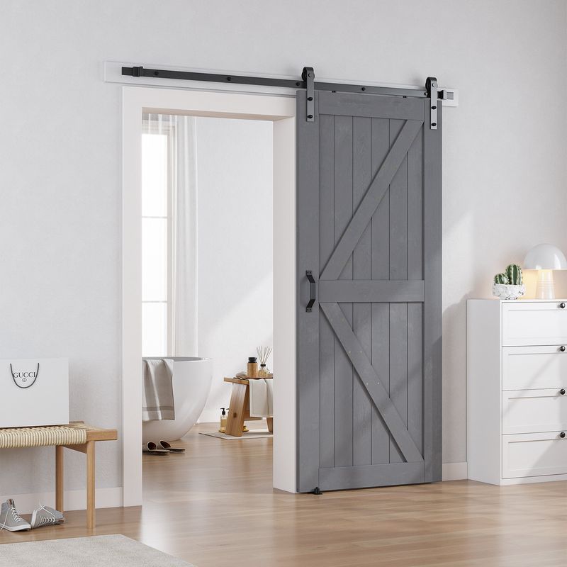 The Rustic Barn Doors In These Kansas Farmhouses That Transform Every Room Instantly - Decor Hint Sliding Gray-Washed Doors for Cozy Guest Bedrooms