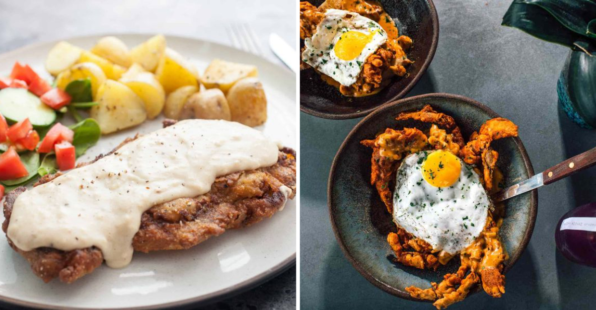 22 Louisiana Plates Proving Chicken Fried Steak Is Still A Southern Icon - Decor Hint