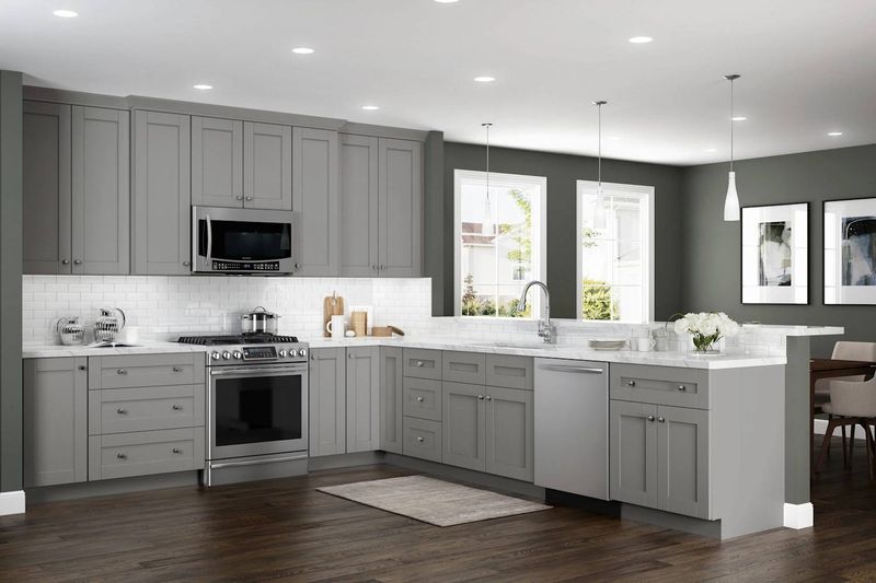 Gray Cabinets Everywhere