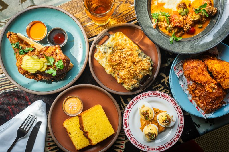New York Soul Food Buffets That Feel Like A Trip To The South - Decor Hint Red Rooster Harlem
