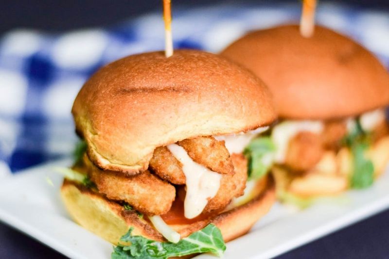 Oyster Po'Boy Sliders