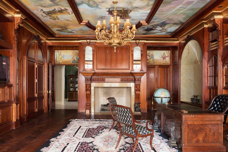 Inside Alabama's Forgotten Mansions Filled With Antique Treasures - Decor Hint Hand-Painted Ceiling Medallions