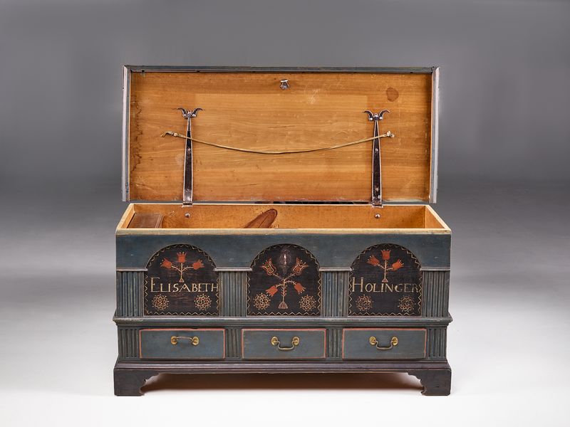 Hagerstown Decorated Blanket Chests