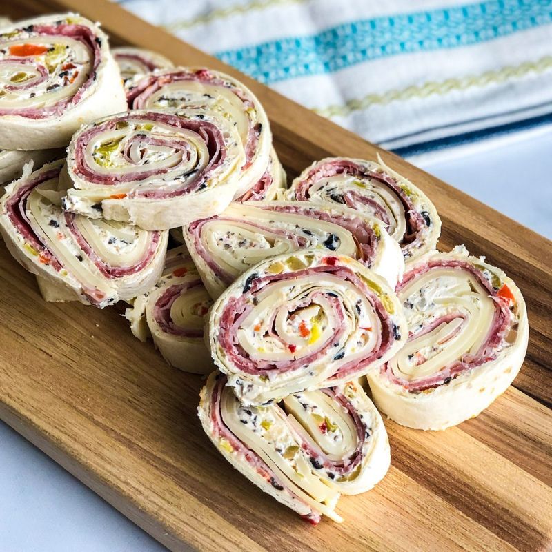 Muffuletta Pinwheels