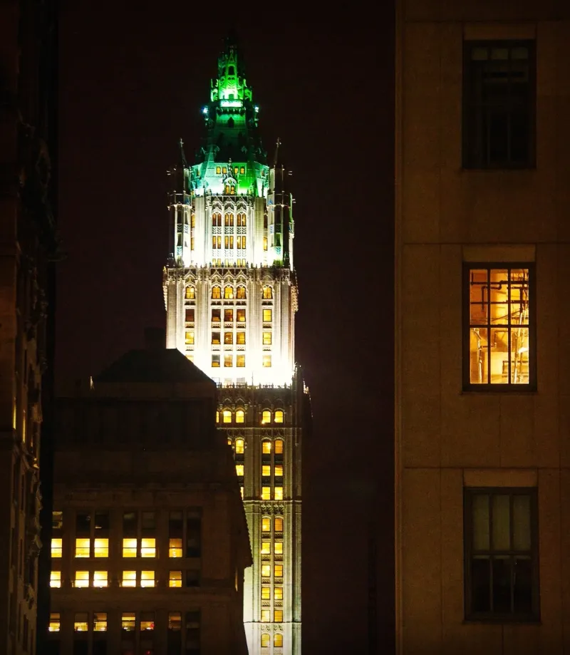 The Woolworth Building: Gothic Revival Through Shadow