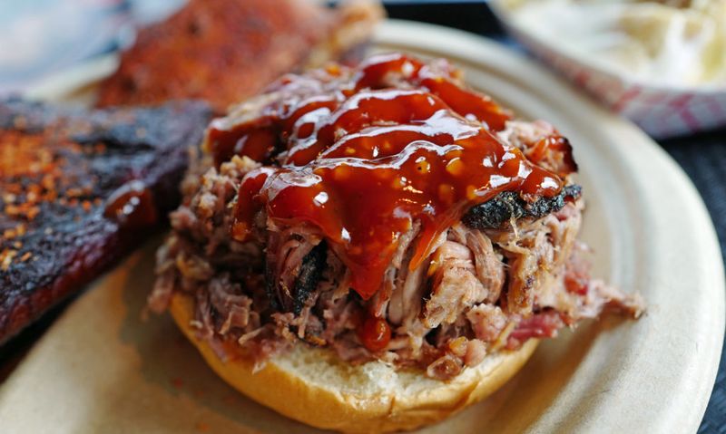 Pulled Pork at Sweet P's Barbecue
