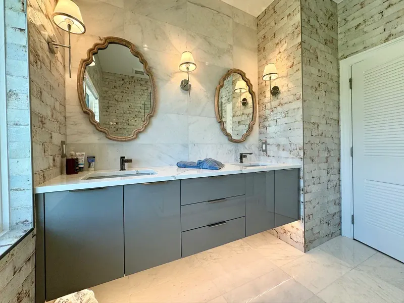 Georgia Bathroom Trends That Cost A Fortune But Add Little Value - Decor Hint Custom Floating Vanities with Complex Designs
