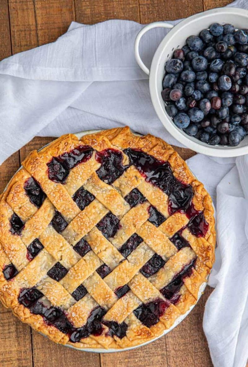 The North Carolina Buffet Everyone Loves For Its Dessert Pies - Decor Hint Blueberry Pie Bursting With Fresh Berries