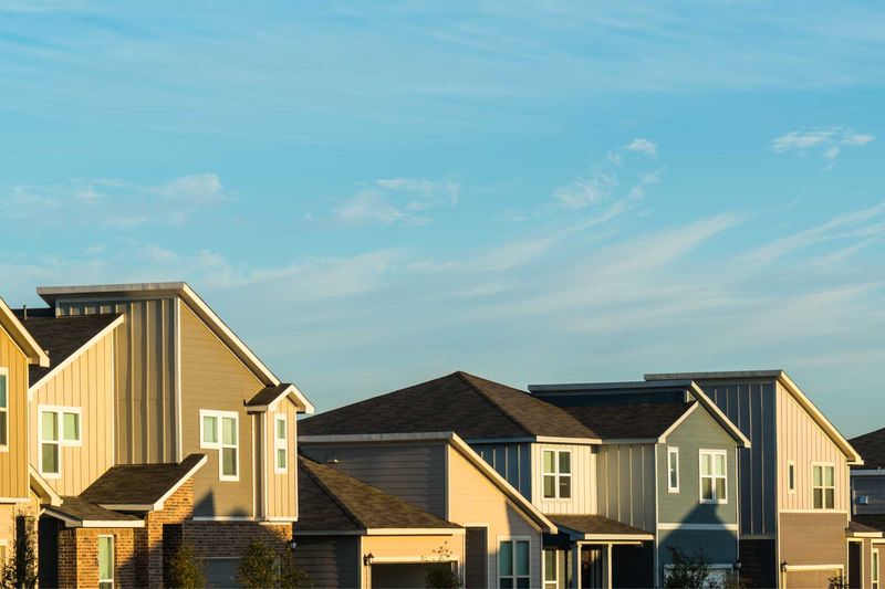 Vinyl-Sided Homes in Fading Colors