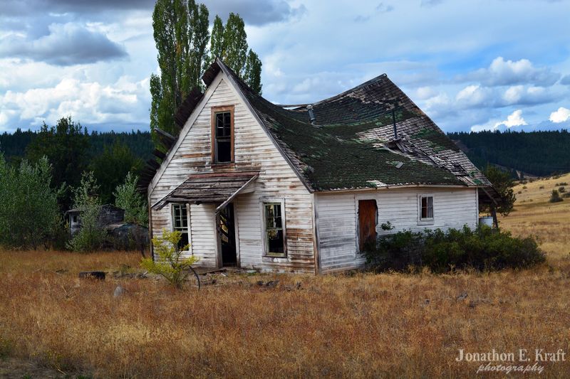 Old Farmhouses in Eastern Oregon