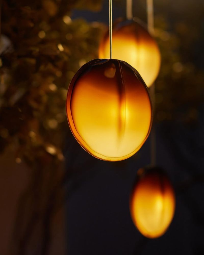 Amber Glow Entrance Lights