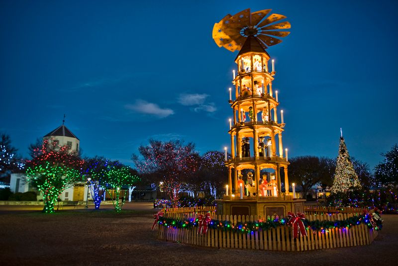 20 Texas Winter Festivals You Can't Miss In 2025 - From Hill Country Lights To Holiday Rodeos - Decor Hint Fredericksburg Christmas Pyramid And Lights
