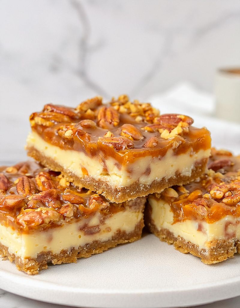 Praline Cheesecake Bars