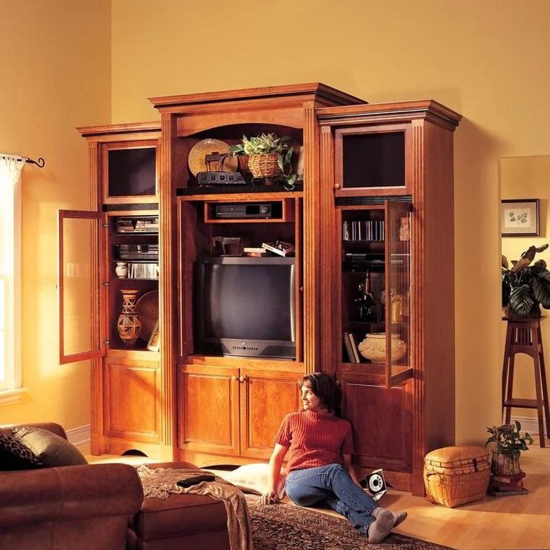 Particle Board Entertainment Centers