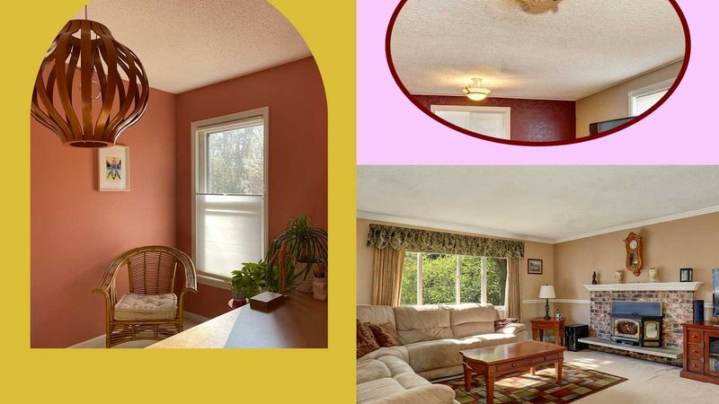 Homes with Popcorn Ceilings