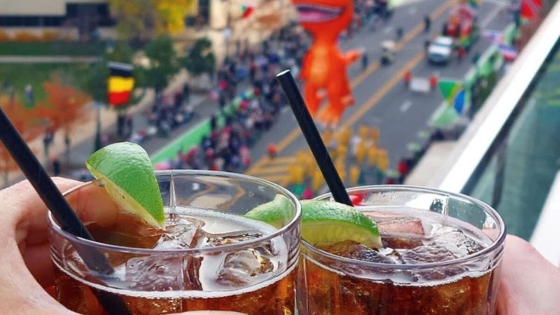 FYI Philly: Inside The Thanksgiving Day Parade Brunch Party + Holiday Dining Options In Pennsylvania - Decor Hint Assembly Rooftop Lounge Parade Brunch Party