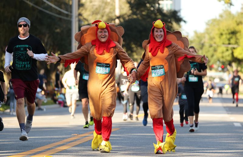 Seniors First Turkey Trot 5K At Lake Eola Park