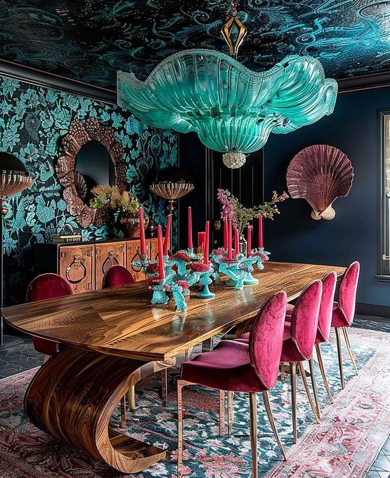 Bold Maximalist Decor Ideas That'll Make Your California Home Pop Without The Chaos - Decor Hint Use Colorful Lighting as Statement Pieces