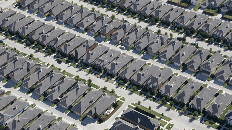 Cookie-Cutter Subdivision Homes