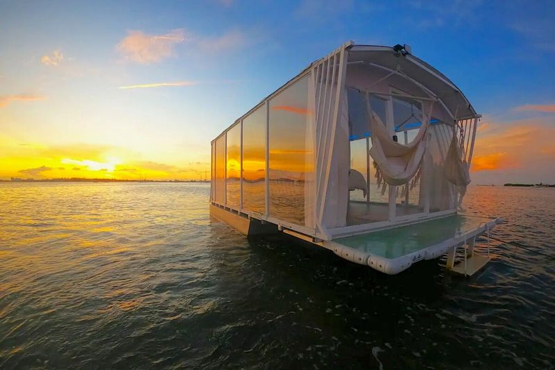 Eco-Friendly Solar-Powered Houseboat