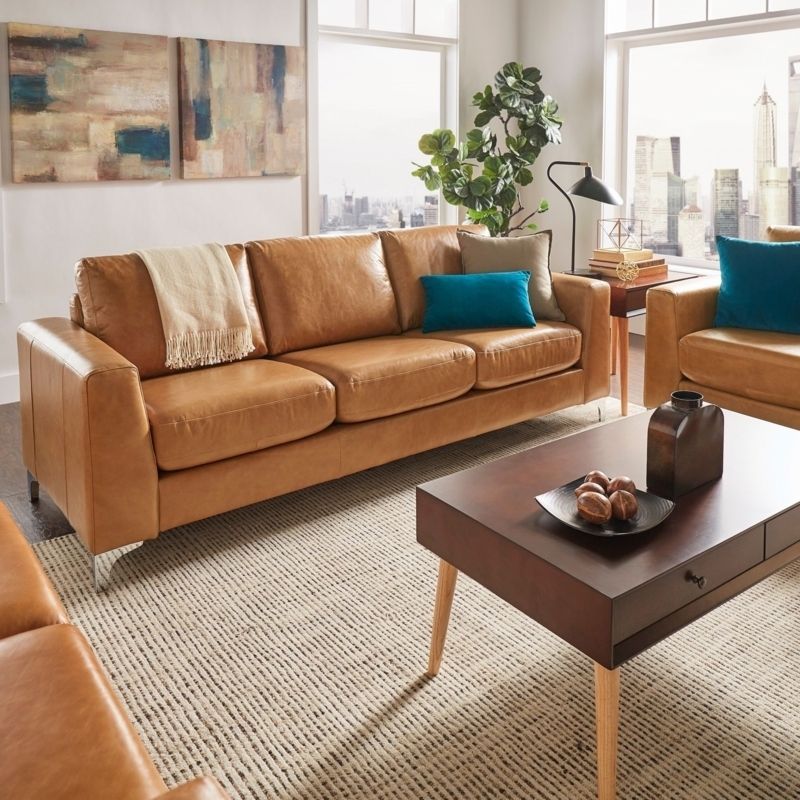 Fresh: Warm Caramel and Cognac Leather