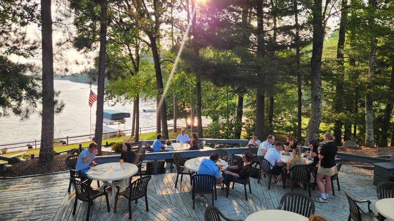 The Wisconsin Lodge That Turns Prime Rib Into An Obsession - Decor Hint Three-Tiered Outdoor Deck With Lake Views