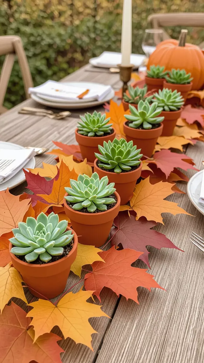 Desert-Inspired Centerpieces With Terracotta Charm