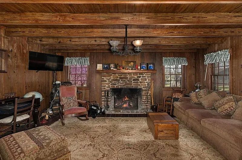 Inside The 1856 Texas Mansion With 100 Acres And Breathtaking Surroundings - Decor Hint Restored Period Fireplaces