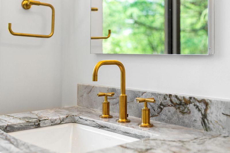 Builder-Grade Brass Fixtures