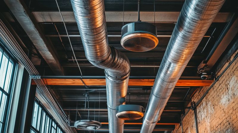 Industrial Exposed Ducts